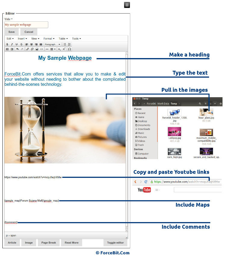 Editing webpages is easy process Editing webpages is easy process